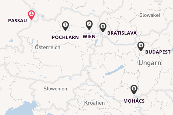Donau ab Passau auf der VIKTORIA