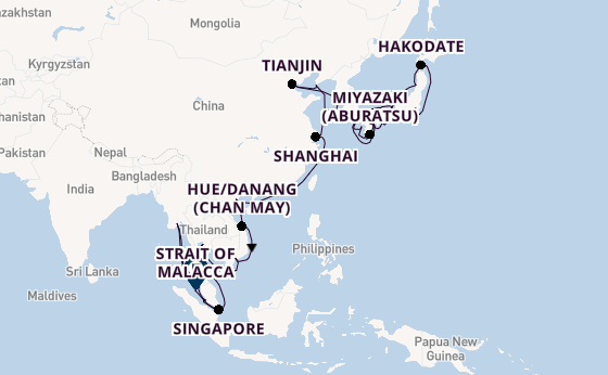 East Asia from Tokyo, Japan with the Azamara Pursuit