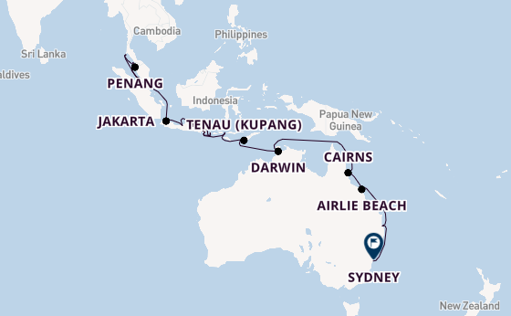 South East Asia from Singapore, Singapore with the Marina