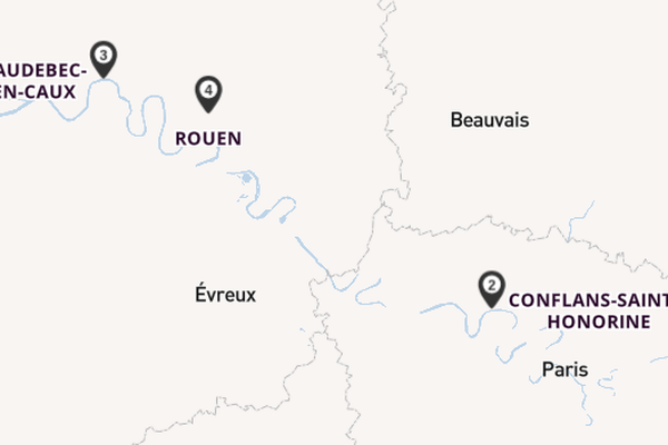 Seine vanaf Parijs, Frankrijk met de SEINE COMTESSE