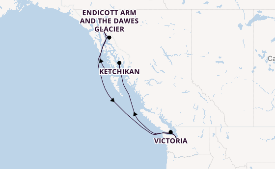 Alaska & West Canada from Seattle, Washington, USA with the Queen Elizabeth