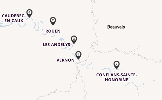 Seine vanaf Parijs, Frankrijk met de VIVA BEYOND