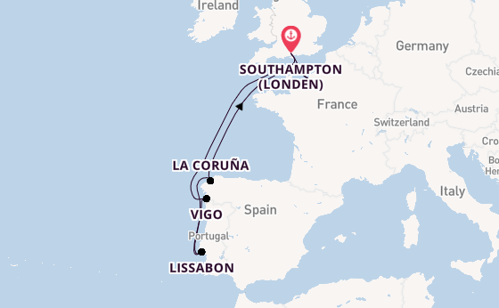Engeland vanaf Southampton (Londen), Engeland met de Freedom of the Seas