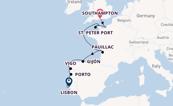 United Kingdom from Southampton, England with the Seven Seas Prestige