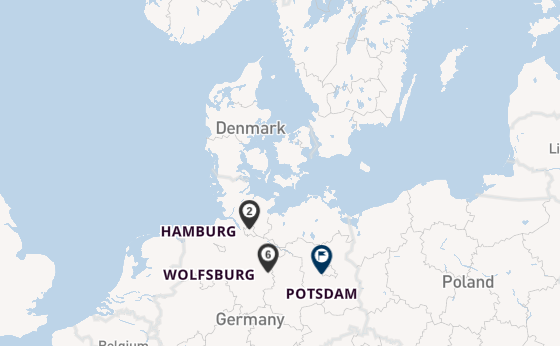 Elbe vanaf Hamburg, Duitsland met de VIVA RUBY