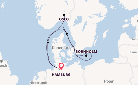Norwegen ab Hamburg auf der HANSEATIC nature