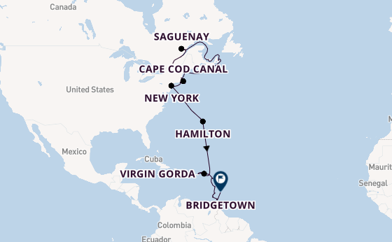 Caribbean from Montreal, Canada with the Azamara Journey