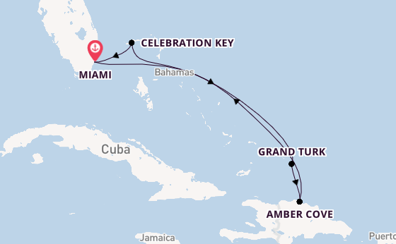 Caribbean vanaf Miami, Verenigde Staten met de Carnival Magic