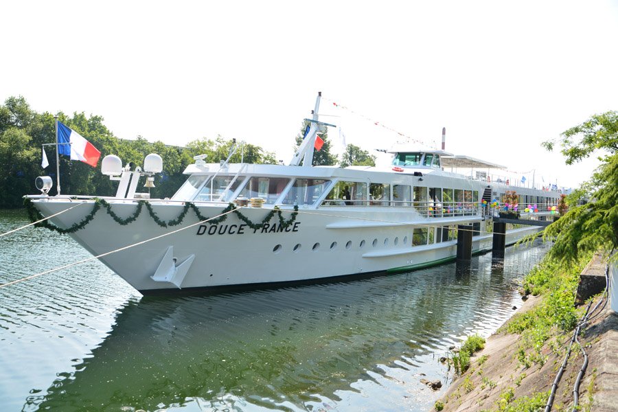 Donau ab Passau, Deutschland auf der MS Douce France
