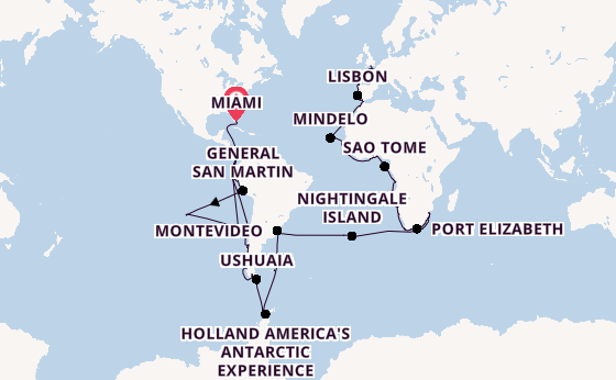 Transatlantic from Miami, Florida, USA with the Seabourn Quest