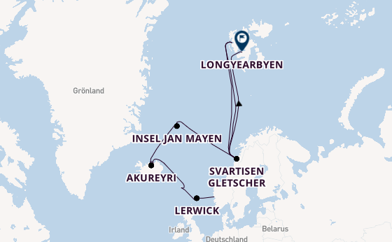 Norwegen ab Bergen, Norwegen auf der MS Spitsbergen