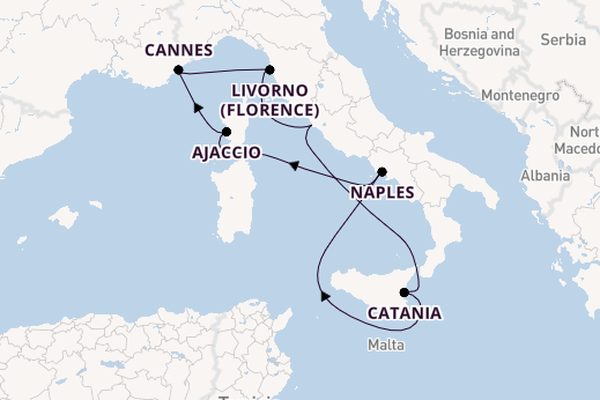 Rivieras and Culture of Italy & France