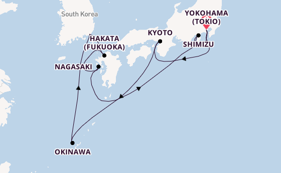 Japan vanaf Yokohama (Tokio), Japan met de Celebrity Solstice