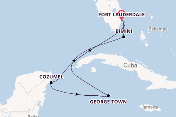 Westelijke Caraïben vanaf Fort Lauderdale, Verenigde Staten met de Celebrity Silhouette