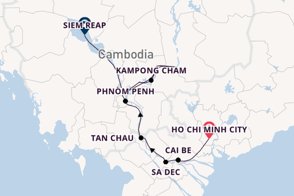 Southeast Asia from Ho Chi Minh City, Vietnam with the Scenic Spirit