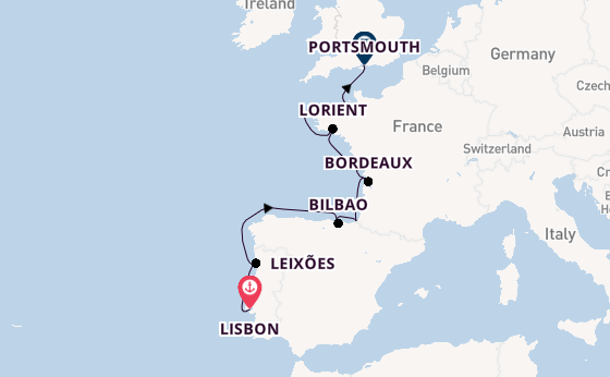 Portugal from Lisbon, Portugal with the Azamara Journey
