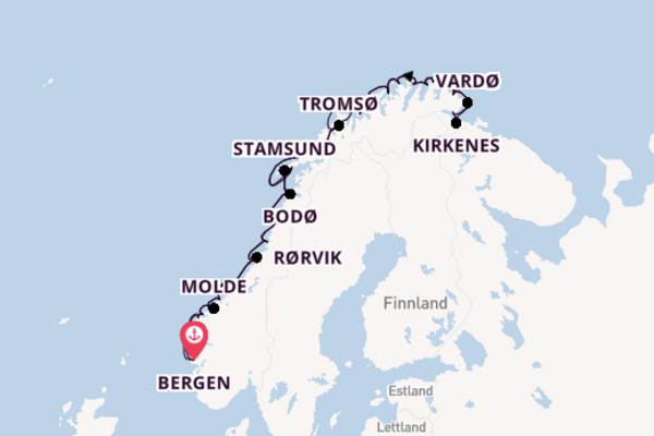 MS Nordkapp - Velkommen ombord-Norwegen erleben