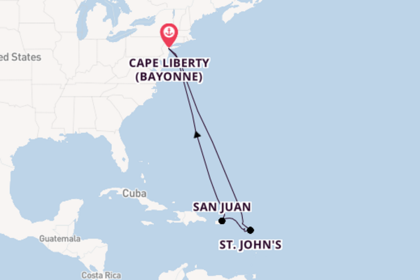 Odyssey of the Seas 12  Cape Liberty (Bayonne)-Cape Liberty (Bayonne)