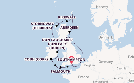 United Kingdom from Southampton, England with the Marina