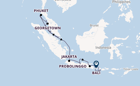 Zuidoost-Azië vanaf Singapore, Singapore met de Marina