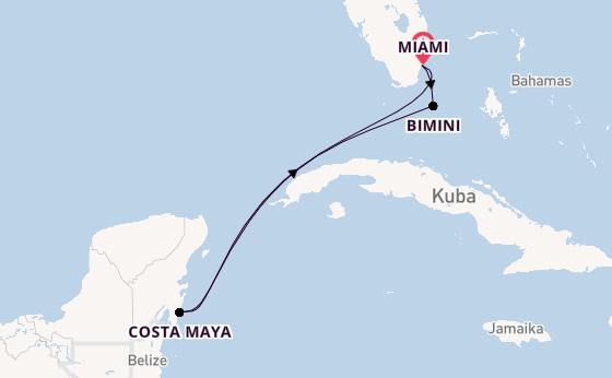 Karibik ab Miami auf der Freedom of the Seas