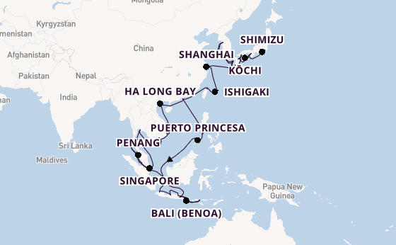 Southeast Asia from Hong Kong, China with the Seven Seas Explorer