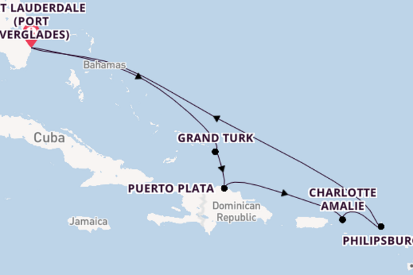 Caribbean from Fort Lauderdale (Port Everglades), Florida with the Celebrity Eclipse