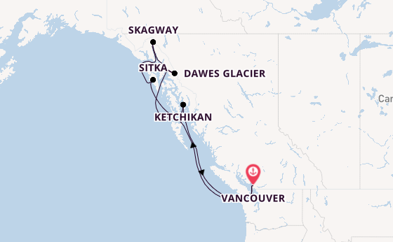 Alaska from Vancouver, British Columbia with the Disney Magic