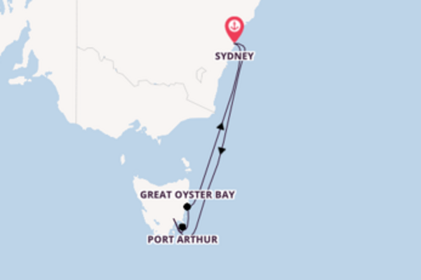 8 day journey from Sydney