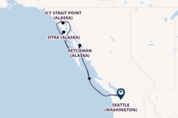 Croisière de 8 jours depuis Puget Sound avec Holland America Line
