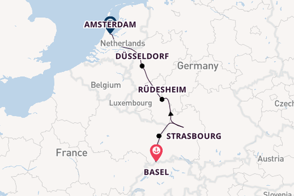 Timeless Rhine River Luxury: Basel to Amsterdam with Curated Experiences