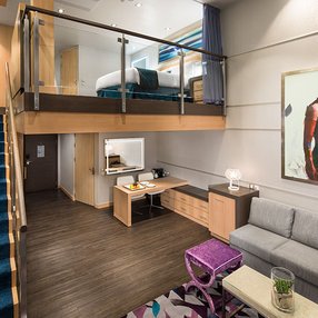 Come aboard the undefined and discover one of 186 cabin categories on a total of 15 decks that can accommodate 6988 passengers. Choose your dream cabin and feel at home on board the undefined!