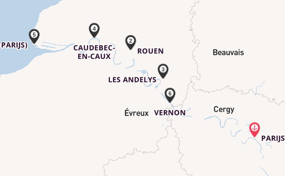 Seine vanaf Parijs, Frankrijk met de VIVA BEYOND