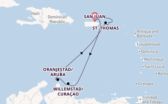 Caribbean from San Juan, Puerto Rico with the Norwegian Prima