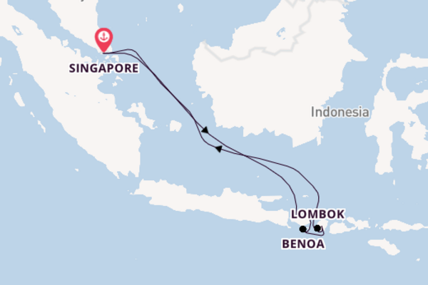 New Year Cruise in Bali with a Singapore Stay