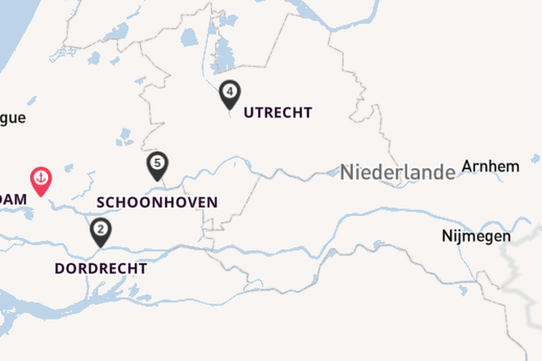 MS Normandie - Kombinationsreise Rad & Schiff in Holland	