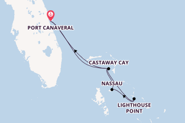 7daagse cruise met de Disney Fantasy vanuit Port Canaveral