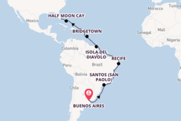 Navigando da Buenos Aires verso San Juan