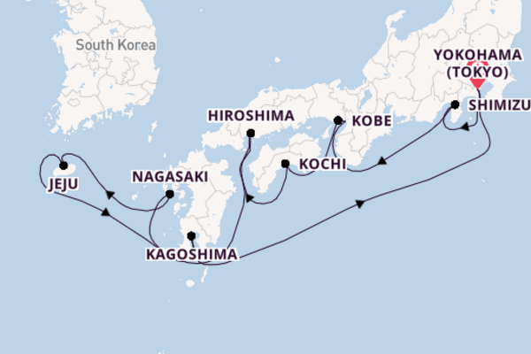 Japan From Yokohama (Tokyo) with the Celebrity Millennium