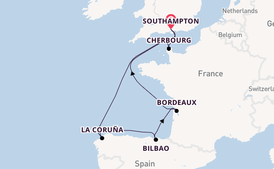 British Isles from Australia with the Sky Princess 