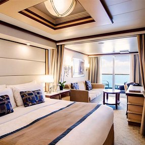 Come aboard the undefined and discover one of 66 cabin categories on a total of 15 decks that can accommodate 3560 passengers. Choose your dream cabin and feel at home on board the undefined!