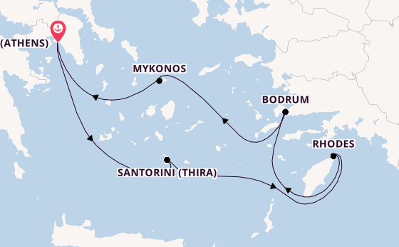 Athens to Meteora Tour & Greek Island Glow Cruise with Cruise1st TV Derek Marks