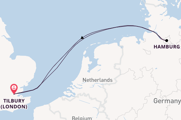 Expedition with Ambassador Cruise Line from Tilbury (London)