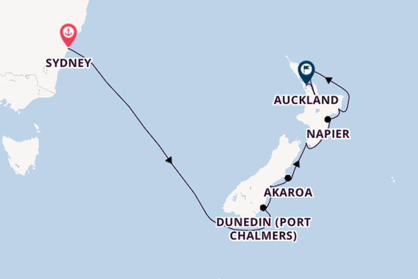 New Zealand from Sydney, Australia with the Seven Seas Explorer