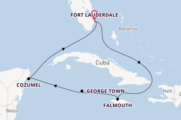 Westelijke Caraïben vanaf Fort Lauderdale, Verenigde Staten met de Celebrity Beyond