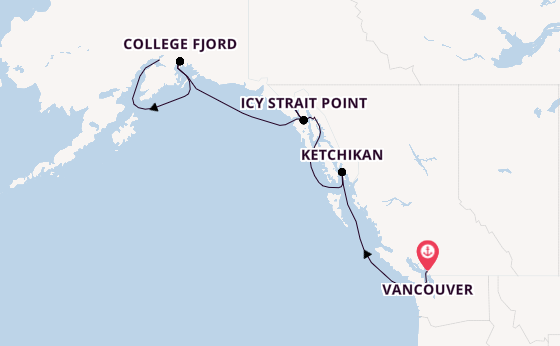 Alaska & West Canada from Vancouver, Canada with the Island Princess