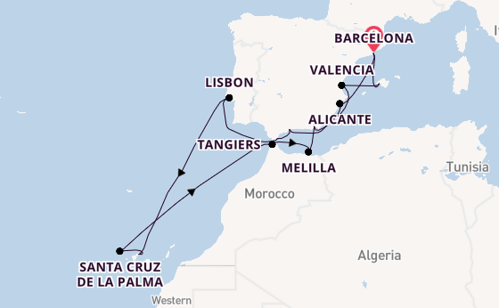 Mediterranean from Barcelona, Spain with the Seven Seas Explorer