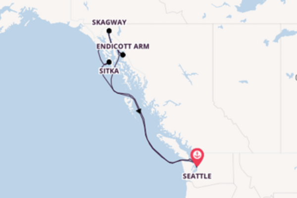 Vaar met de Ovation of the Seas® naar Seattle