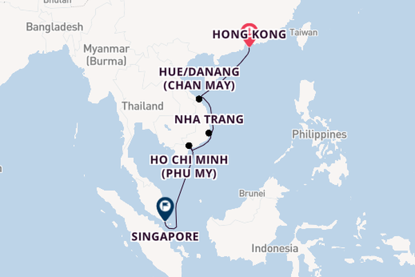 Luxury Hong Kong to Singapore with Stays