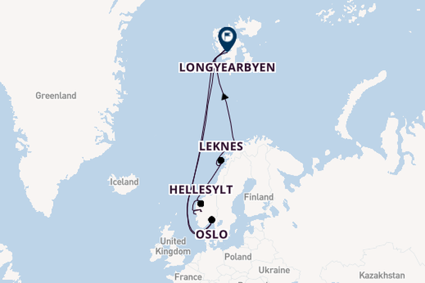 Norway from Bergen, Norway with the Scenic Eclipse                                                                                               
